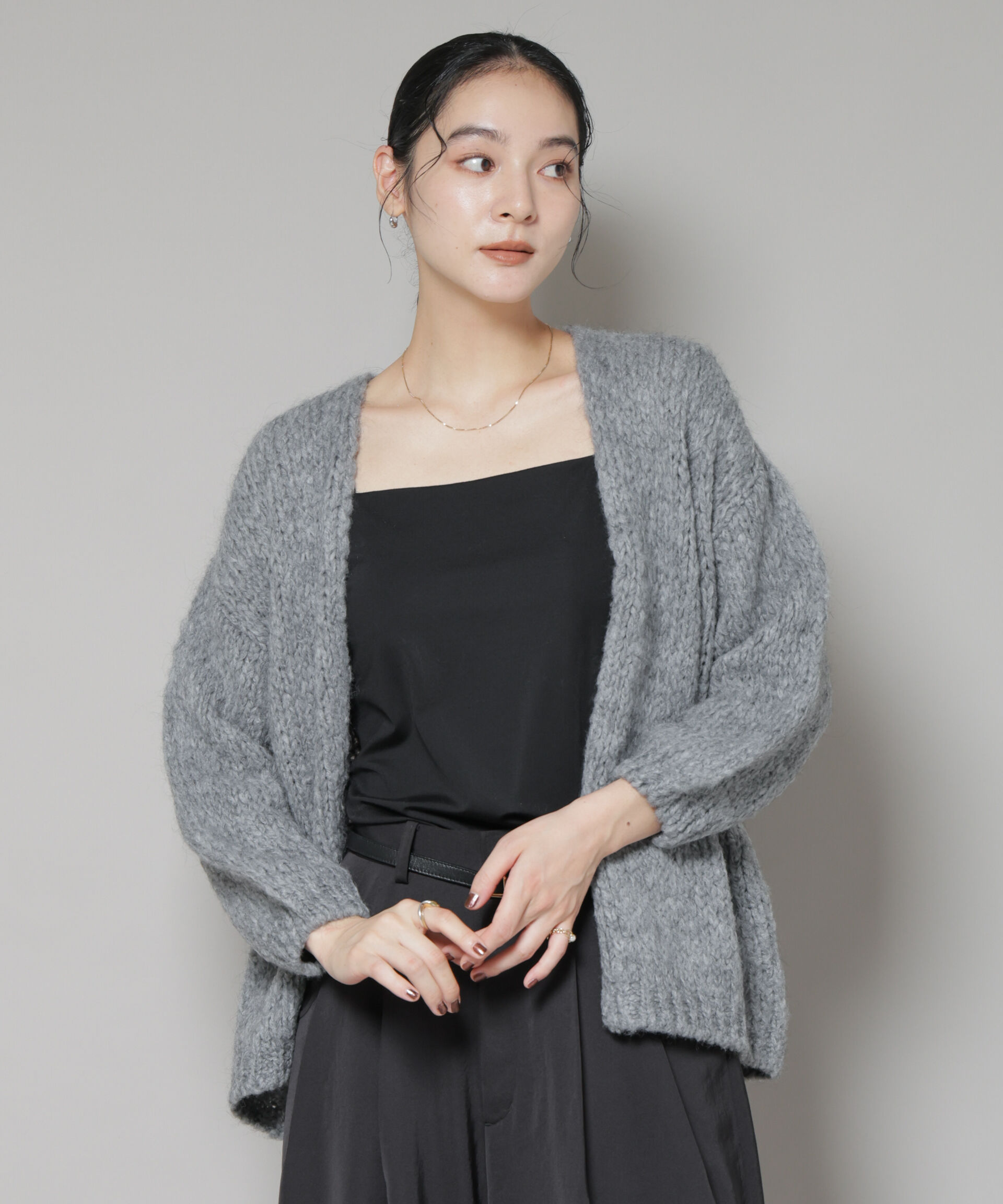 nano･universe「TRICOTS JEAN MARC/ニットカーディガン」|ニット・セーター|