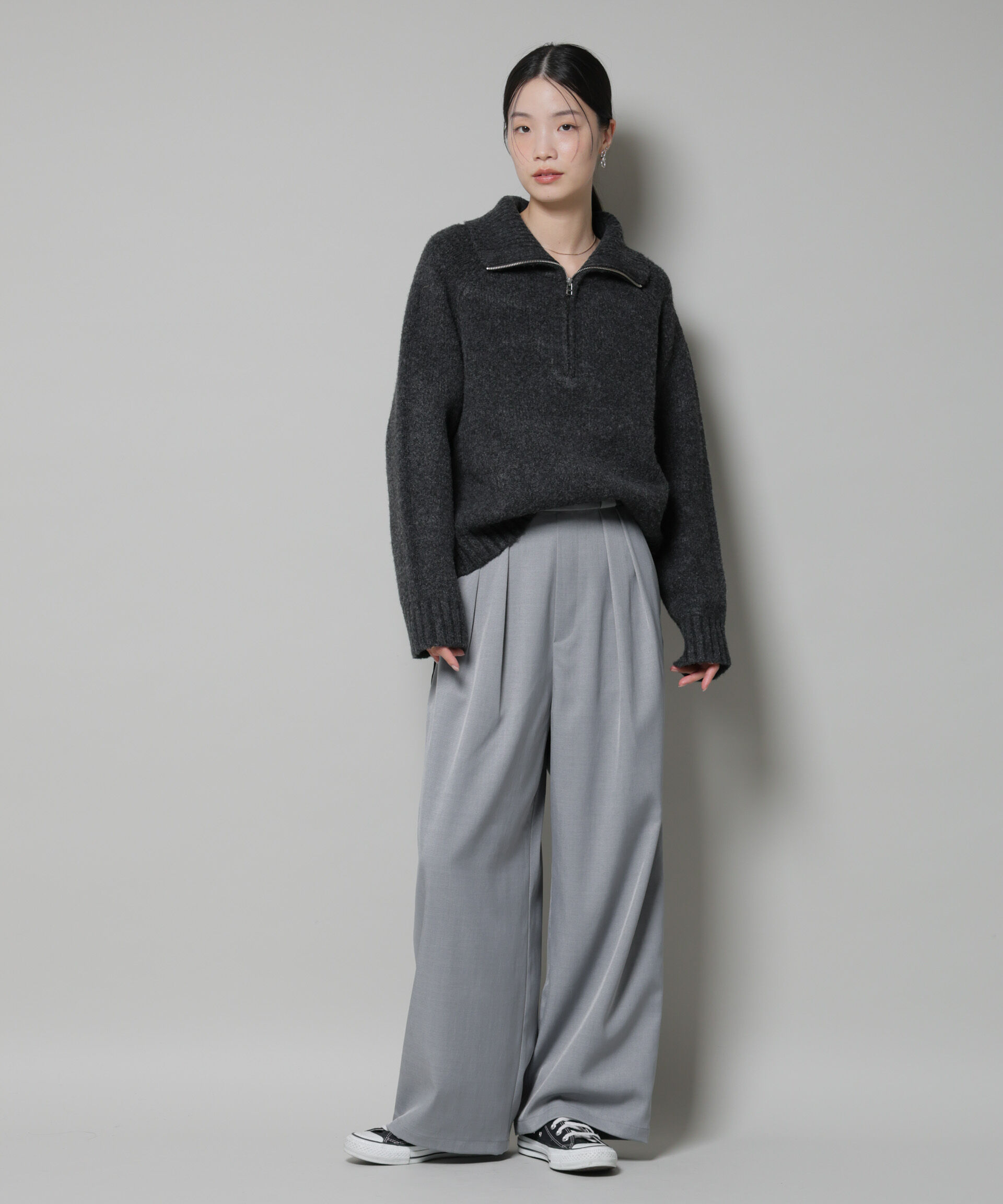 nano･universe「ベルベッドサイドラインパンツ」|チノ|