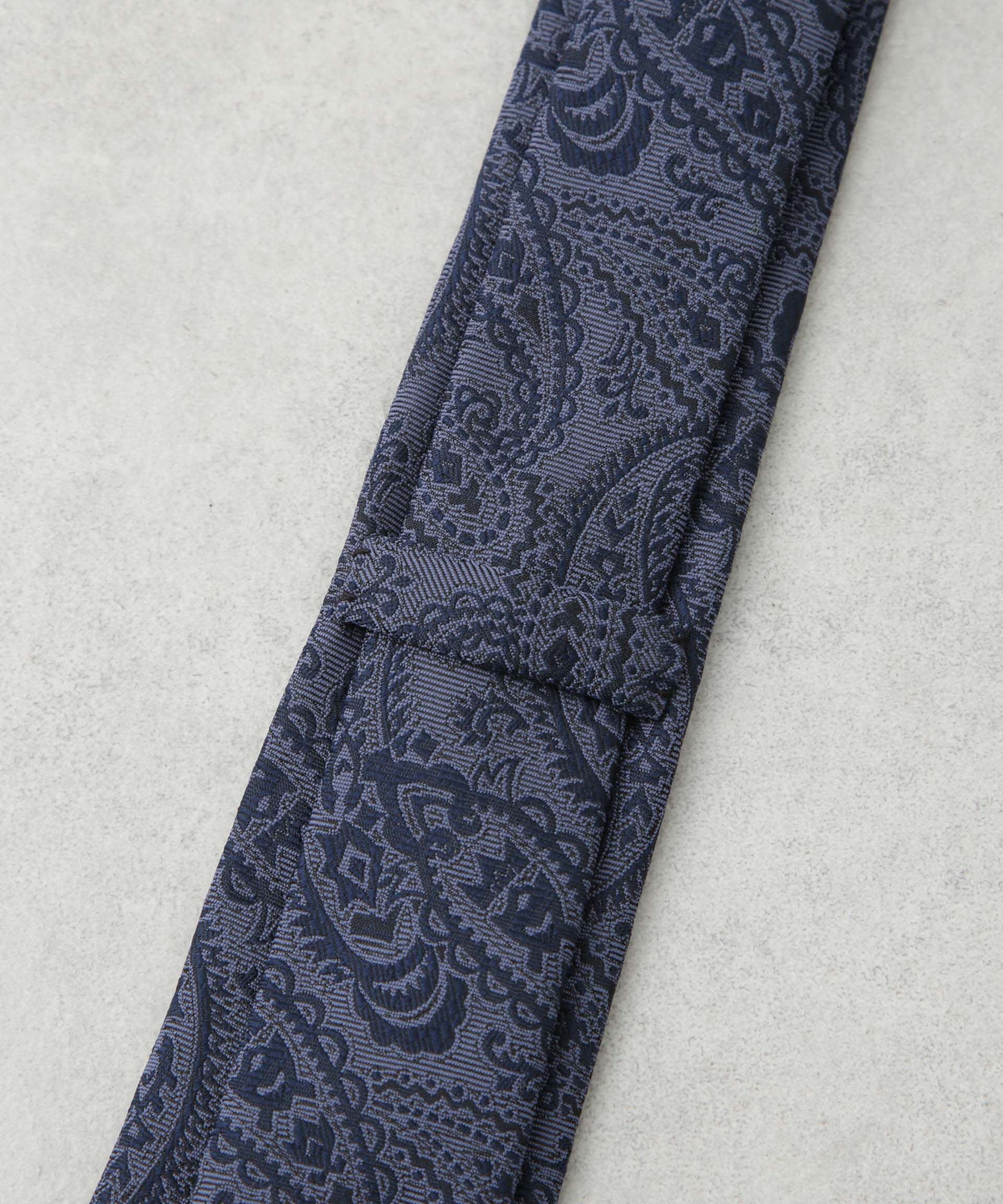 nano･universe「京都西陣ウォッシャブルシャドーペイズリーネクタイ2」|ネクタイ・蝶ネクタイ|
