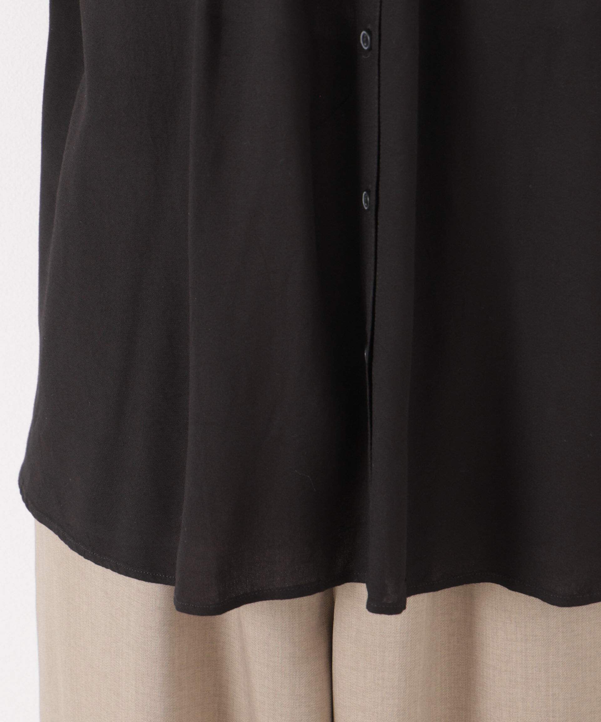 nano･universe「made in INDIA 前後2wayフレンチブラウス(セットアップ可)」|シャツ・ブラウス|