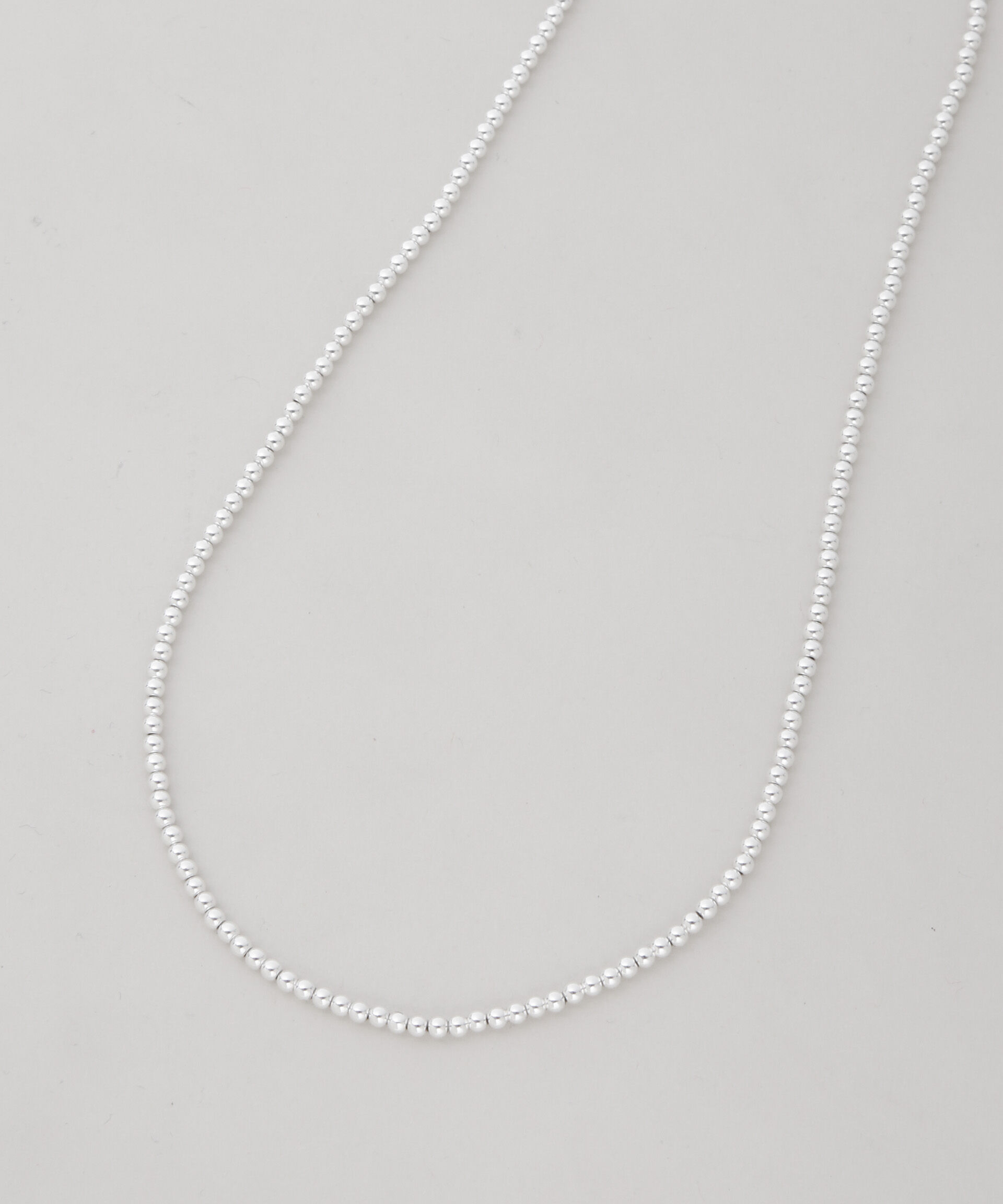 nano･universe「メタルボールラリエットネックレス」|ネックレス|