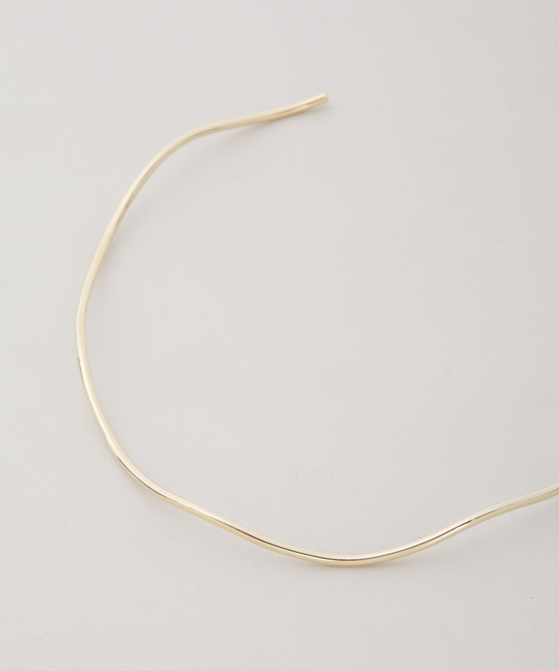 nano･universe「ウェーブゴールドチョーカー」|ネックレス|