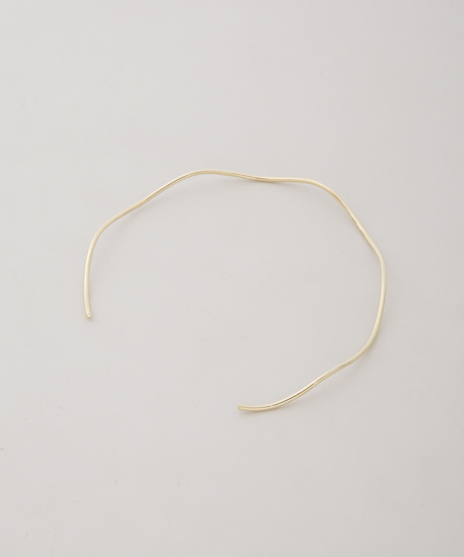 nano･universe「ウェーブゴールドチョーカー」|ネックレス|