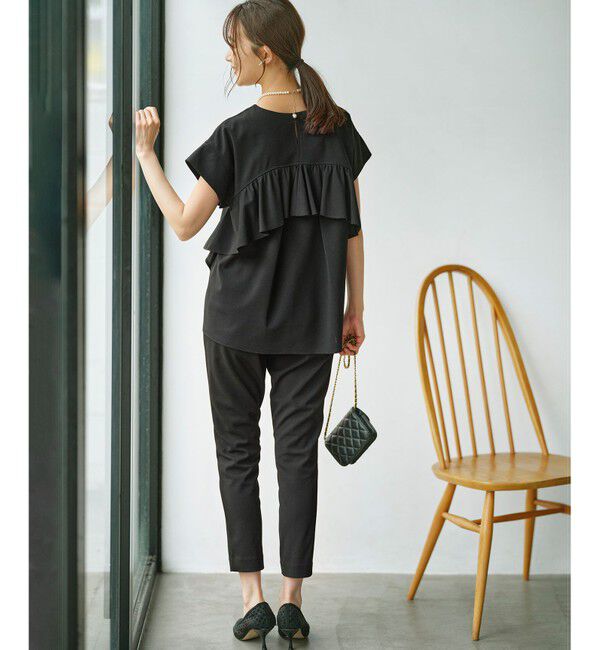 組曲「ライトアムンゼンジャージー フリルブラウス」|Tシャツ・カットソー|