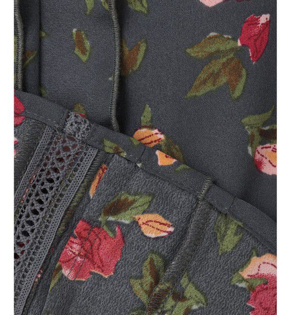 組曲「カッティングローズプリント フリルブラウス」|シャツ・ブラウス|