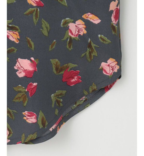 組曲「カッティングローズプリント フリルブラウス」|シャツ・ブラウス|