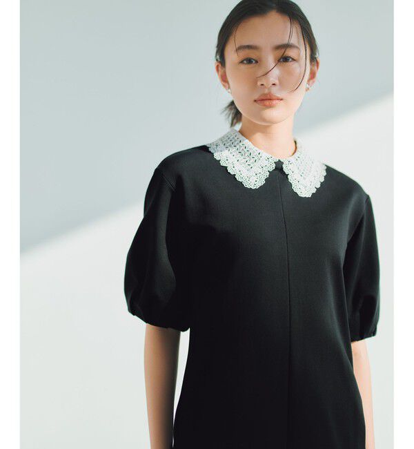 組曲「【2WAY】レース襟フレンチテリー ワンピース」|ワンピース|