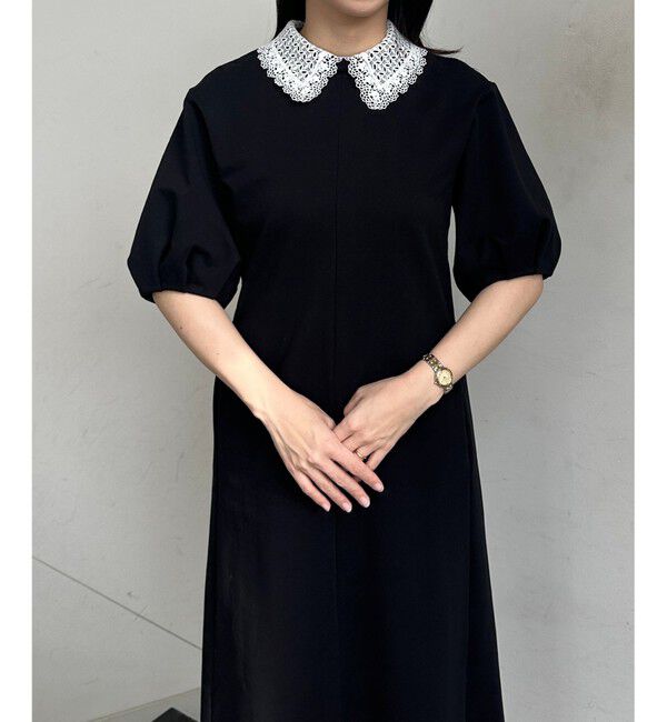 組曲「【2WAY】レース襟フレンチテリー ワンピース」|ワンピース|