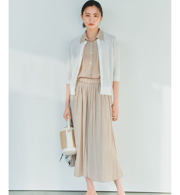 組曲「ギャザーライトデシン ブラウス」|シャツ・ブラウス|