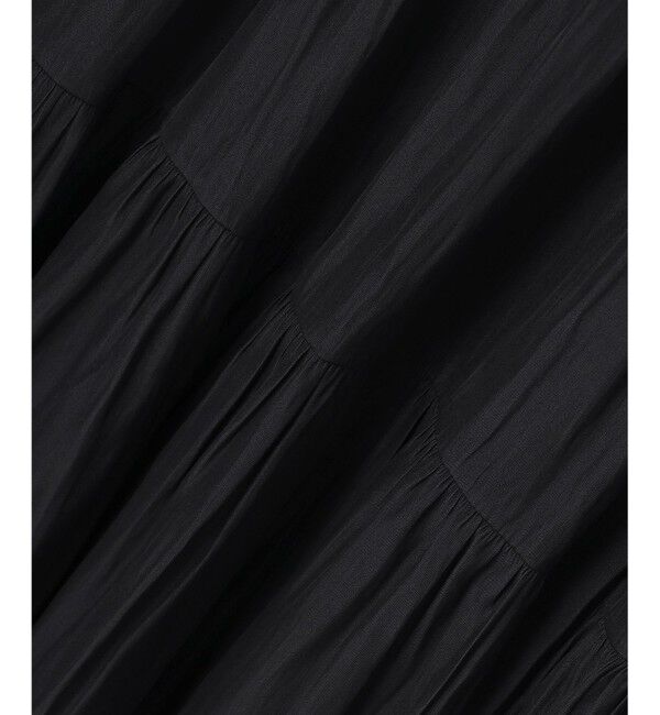 組曲「【WEB限定】ギャザーライトデシン ティアードワンピース」|ワンピース|