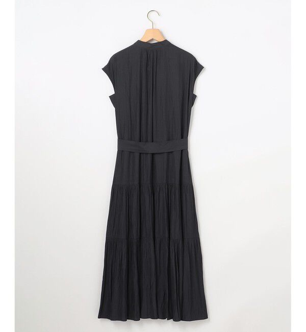 組曲「【WEB限定】ギャザーライトデシン ティアードワンピース」|ワンピース|