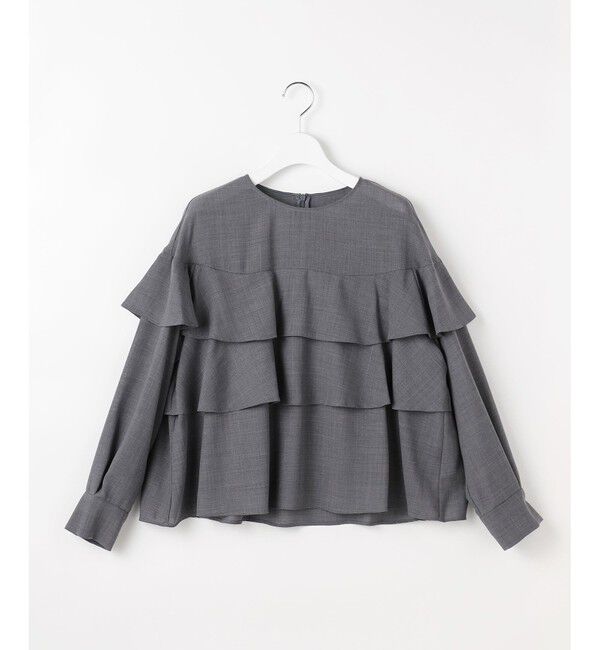 自由区「【カタログ掲載】TWハイツイストビエラフリル ブラウス」|シャツ・ブラウス|