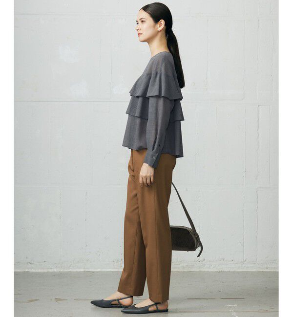 自由区「【カタログ掲載】TWハイツイストビエラフリル ブラウス」|シャツ・ブラウス|