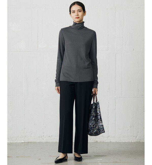 自由区「【カタログ掲載】TRギャバ裏起毛ワイド パンツ」|その他|