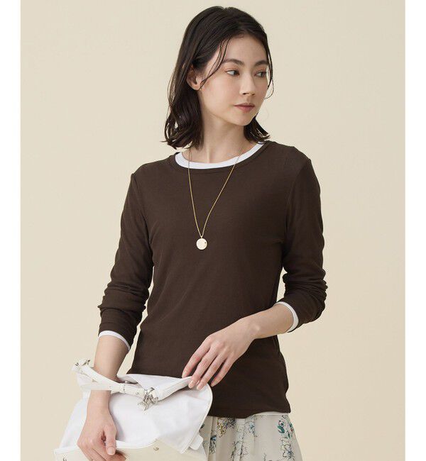 自由区「レイヤリングシアーインナー カットソー」|Tシャツ・カットソー|ﾀﾞｰｸﾌﾞ