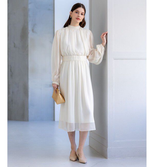 23区「【APPLAUDIR】クレープシフォン ドレス」|ドレス|