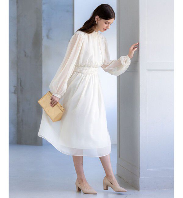 23区「【APPLAUDIR】クレープシフォン ドレス」|ドレス|