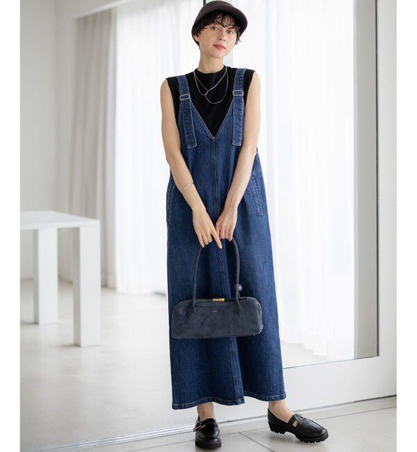 23区「【RED CARD TOKYO&times;23区】デニム サロペット ワンピース」|ワンピース|