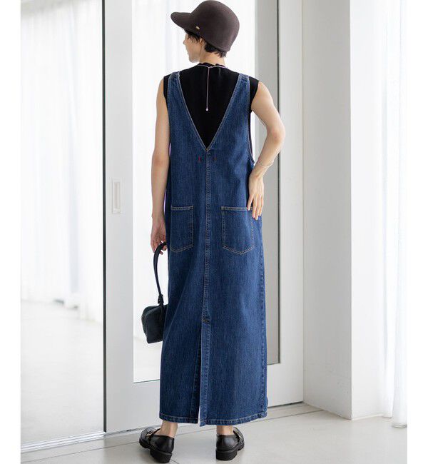 23区「【RED CARD TOKYO&times;23区】デニム サロペット ワンピース」|ワンピース|