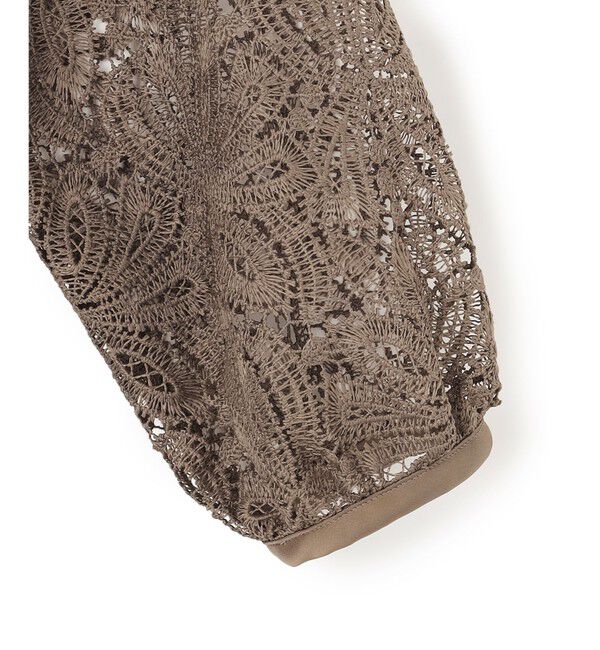 23区「【APPLAUDIR】ノーブルサテン リボンブーケレースコンビ ドレス」|ドレス|