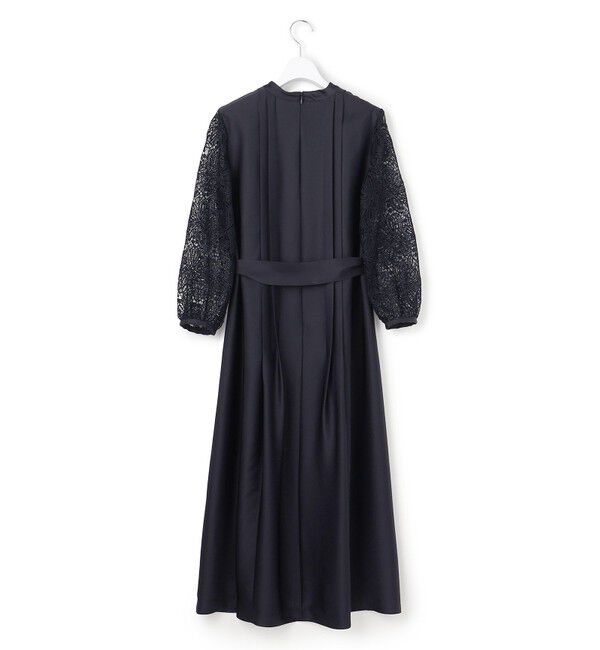 23区「【APPLAUDIR】ノーブルサテン リボンブーケレースコンビ ドレス」|ドレス|