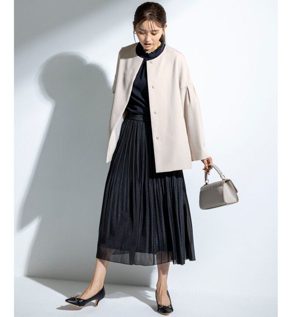 any SiS「【UVカット】セレモニードルマン ジャコット」|ノーカラーコート|