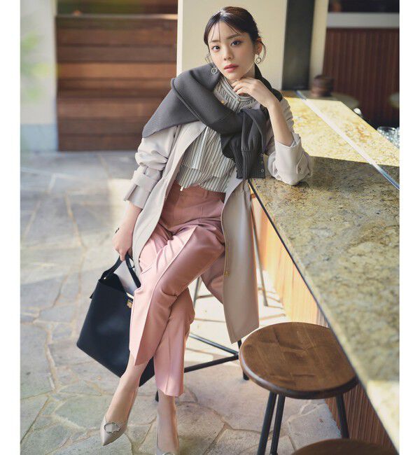 ANY SIS「【撥水・UVカット・洗える】フーデットロング コート」|ミリタリー・モッズコート|