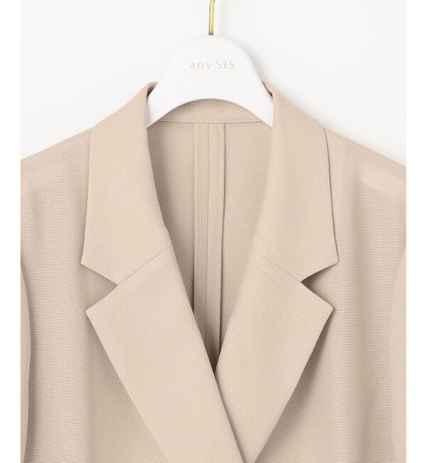 ANY SIS「【吸水速乾・洗える】シアーメッシュ ジャケット」|テーラードジャケット|