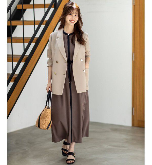 ANY SIS「【吸水速乾・洗える】シアーメッシュ ジャケット」|テーラードジャケット|