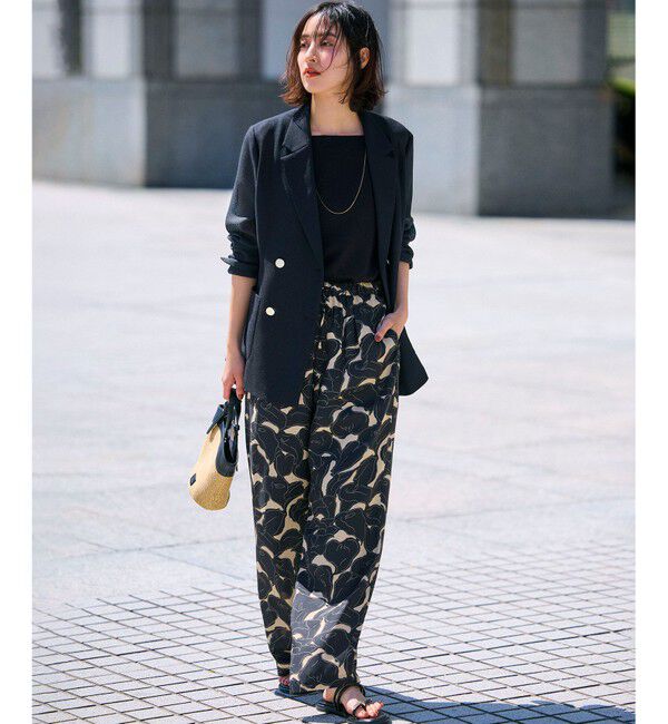 ANY SIS「【吸水速乾・洗える】シアーメッシュ ジャケット」|テーラードジャケット|