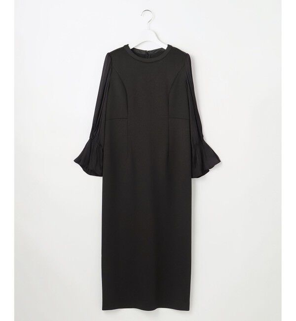 ANY SIS「【洗える】ベルスリーブナロー ドレス」|ドレス|