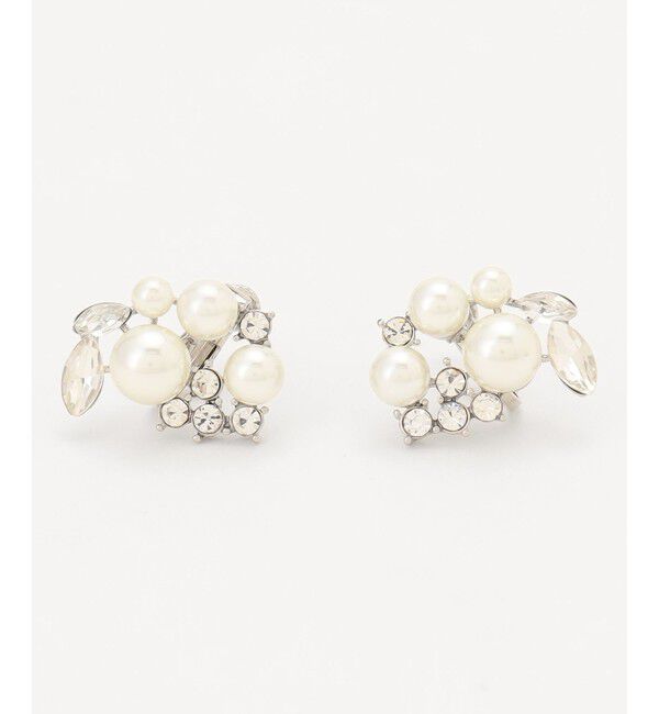 ANY SIS「パール調ジュエル イヤリング」|イヤリング|