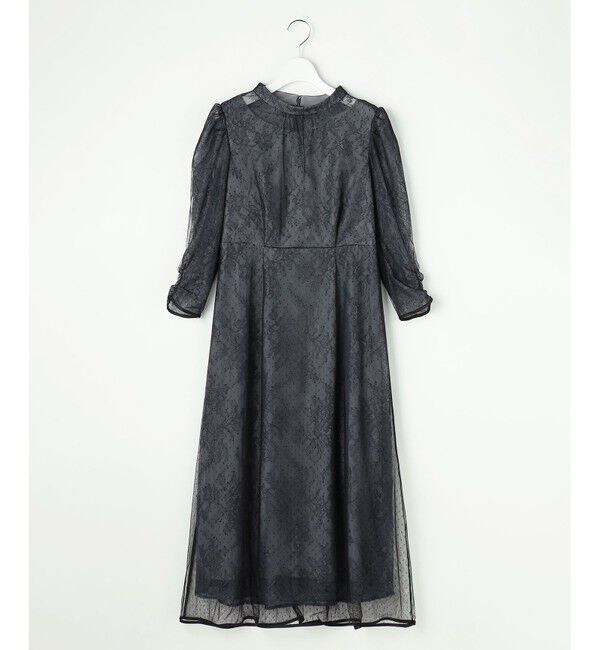 ANY SIS「【Lily Calin】バイカラードットチュール ドレス」|ドレス|ﾌﾞﾙｰｸﾞ