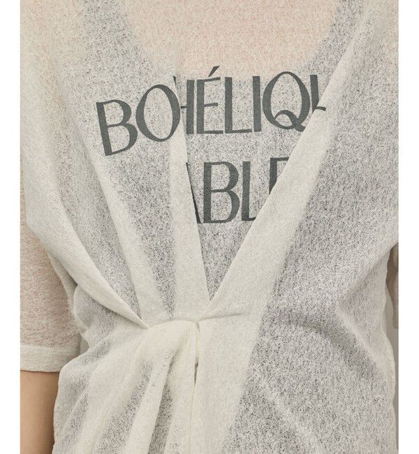 GRACE CONTINENTAL「タックロゴTシャツ」|Tシャツ・カットソー|