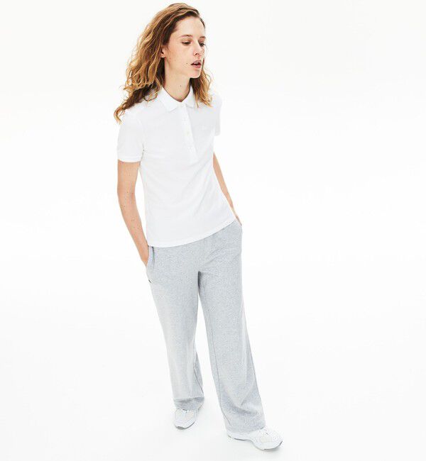 LACOSTE「スリムフィット ストレッチコットンピケポロシャツ（半袖）」|ポロシャツ|