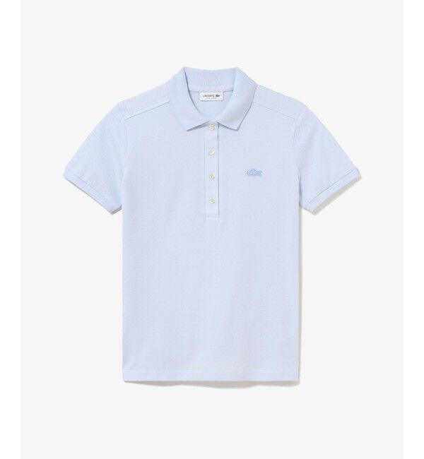 LACOSTE「スリムフィット ストレッチコットンピケポロシャツ（半袖）」|ポロシャツ|