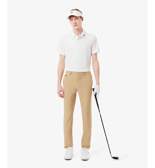 LACOSTE「カラーワニロゴパッチゴルフポロシャツ」|ポロシャツ|