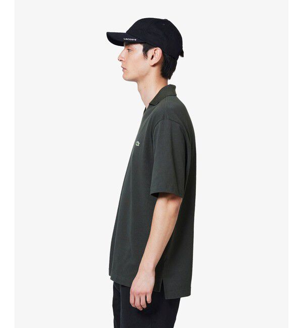LACOSTE「L.12.12アレンジ スキッパーネックポロシャツ」|ポロシャツ|