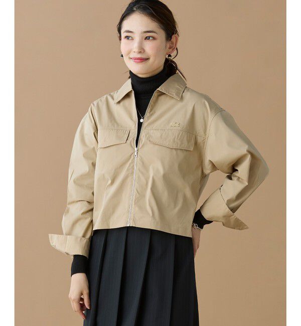 LACOSTE「ジップアップブルゾンシャツ」|シャツ・ブラウス|