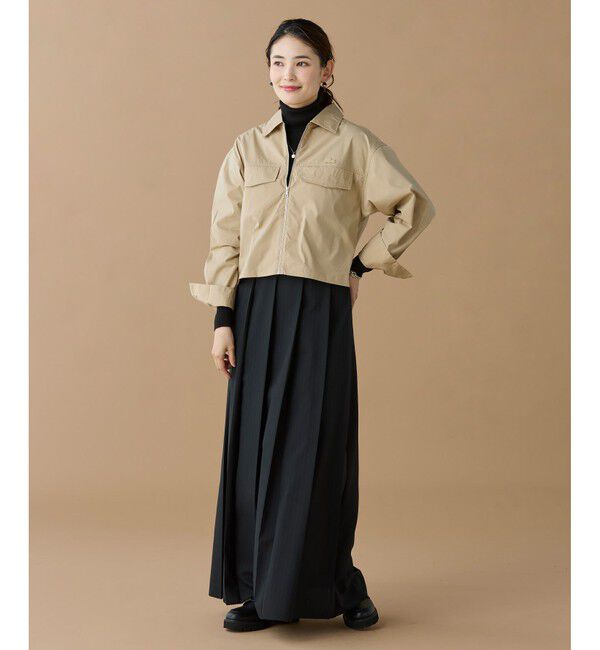 LACOSTE「ジップアップブルゾンシャツ」|シャツ・ブラウス|