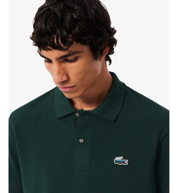 LACOSTE「ランドスケープワニロゴポロシャツ」|ポロシャツ|