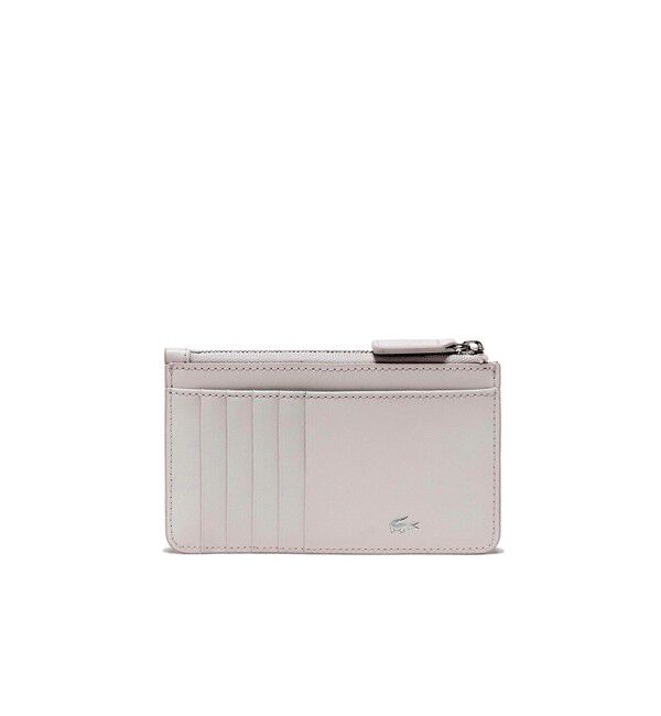 LACOSTE「シルバーブローチレザーフラグメントケース」|名刺入れ・カードケース|
