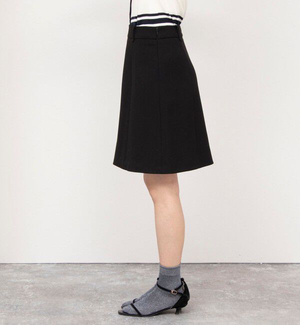 NOLLEY'S「ストレッチカルゼショートスカート」|台形|