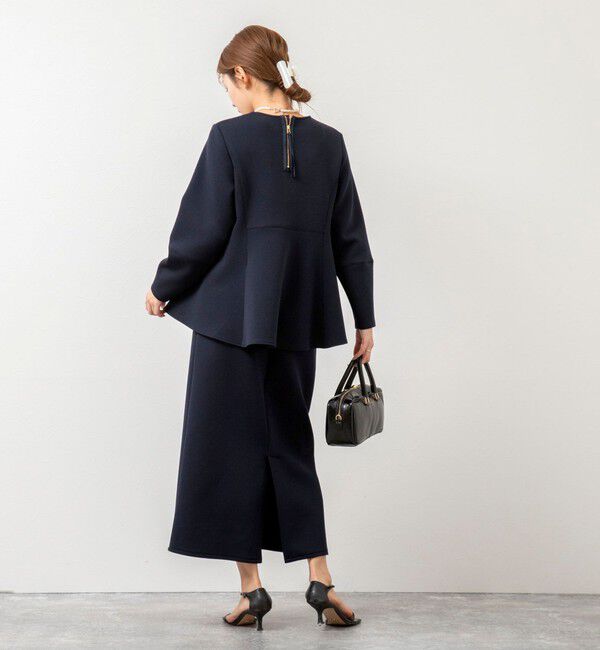 NOLLEY'S「ウォッシャブルエアボールフレアプルオーバーカットソー」|Tシャツ・カットソー|