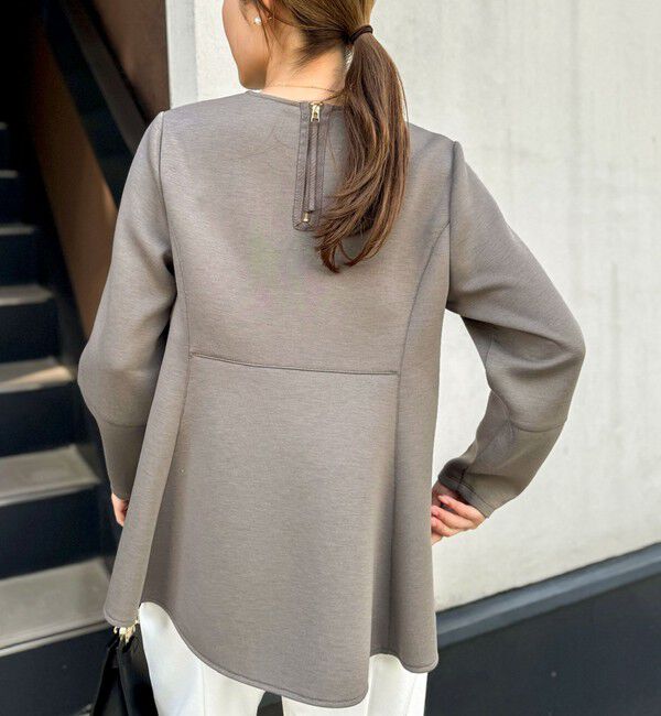 NOLLEY'S「ウォッシャブルエアボールフレアプルオーバーカットソー」|Tシャツ・カットソー|