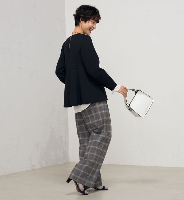 NOLLEY'S「ウォッシャブルエアボールフレアプルオーバーカットソー」|Tシャツ・カットソー|