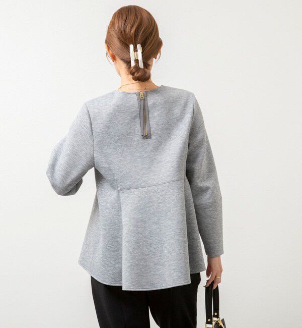 NOLLEY'S「ウォッシャブルエアボールフレアプルオーバーカットソー」|Tシャツ・カットソー|