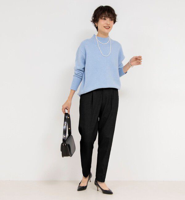 NOLLEY'S「ウォッシャブル裏起毛タックスリムパンツ」|その他|