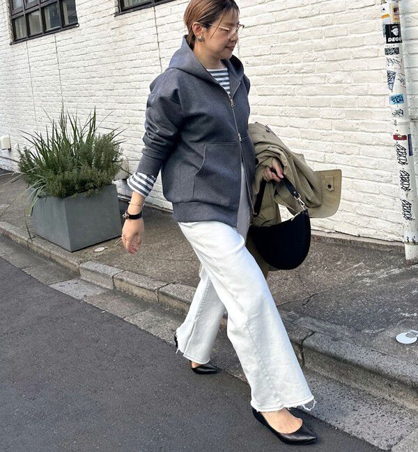 Rie Miller「【RM denim】スリットフレアハイウエストデニム」|デニム|