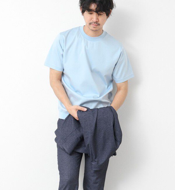 NOLLEY'S goodman「《ビジカジ対応》シルケットスムースドレスTシャツ 25SS」|Tシャツ・カットソー|